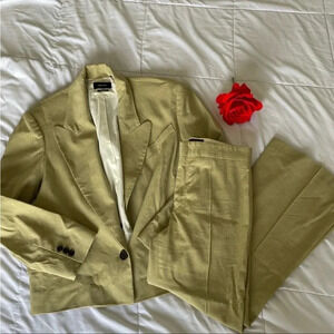 Isabel Marant linen blend suit set